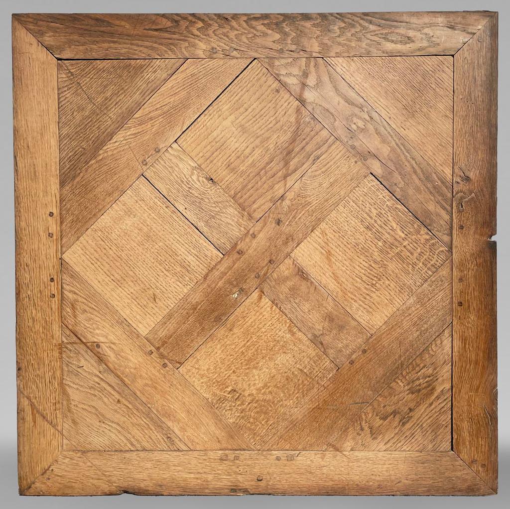 Versailles pattern oak parquet panel reference 2