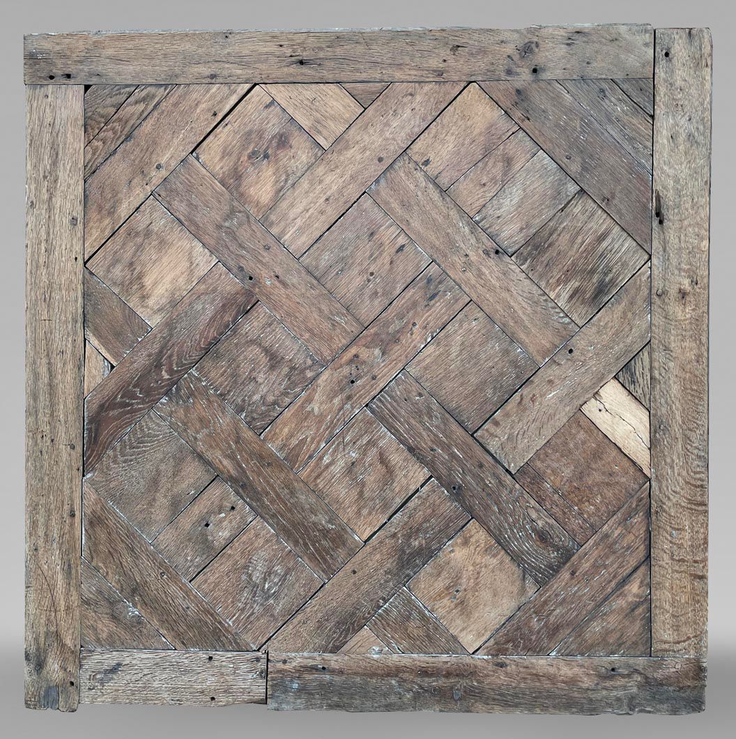 Versailles pattern oak parquet panel reference 11