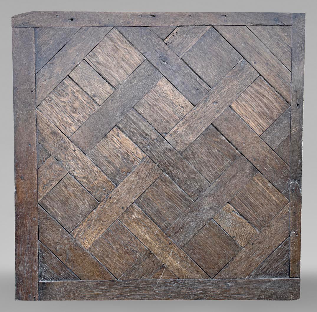 Versailles pattern oak parquet panel reference 12