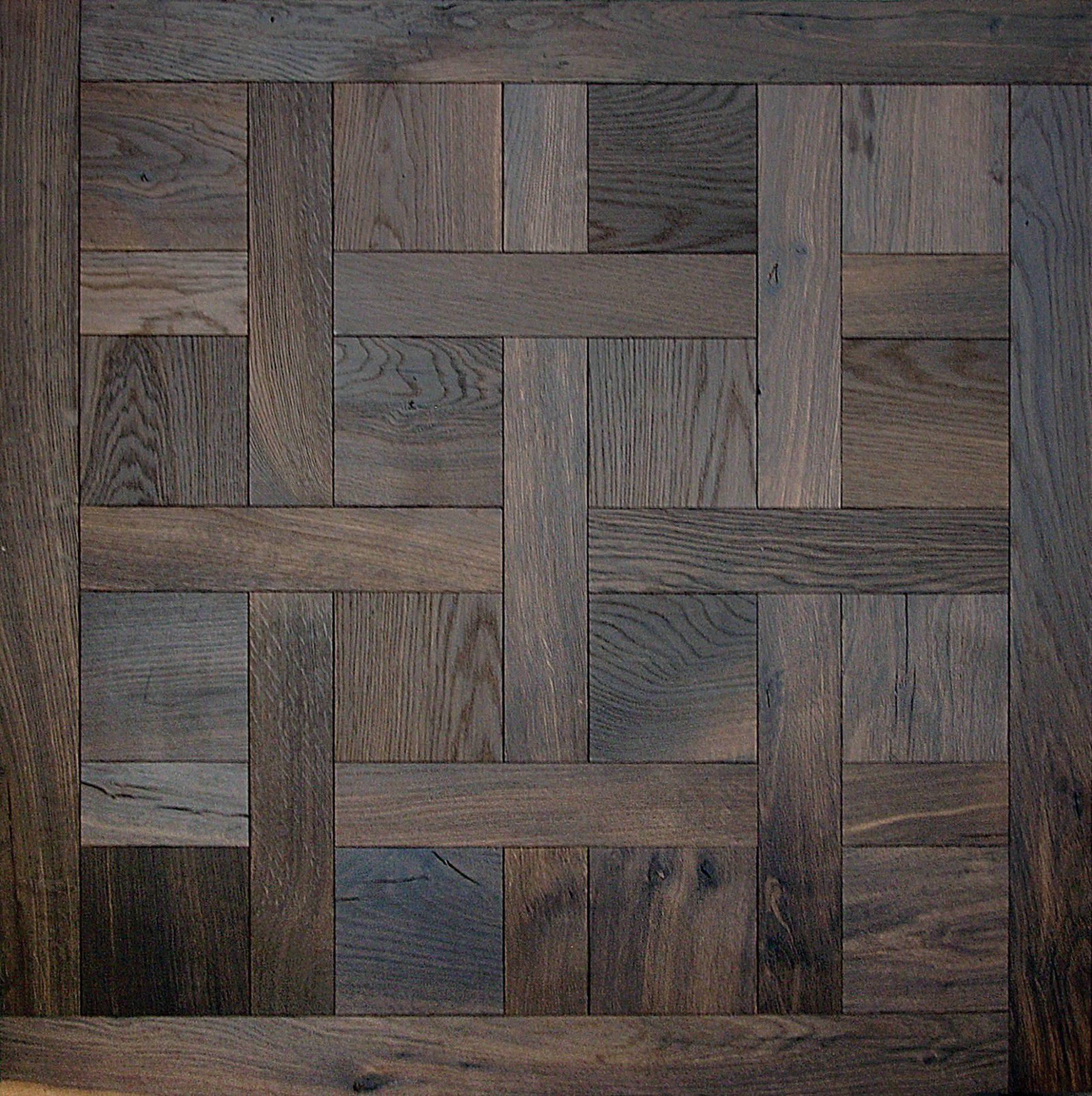 Versailles pattern oak parquet panel reference 16