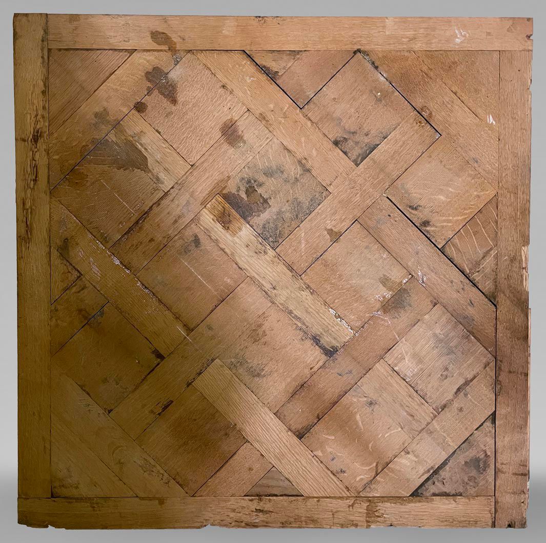 Versailles pattern oak parquet panel reference 17